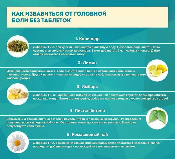 Как избавиться от головной боли без таблеток 