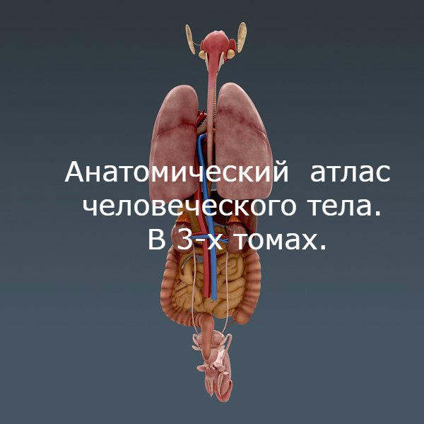 Анатомический атлас человеческого тела. В 3-х томах. 