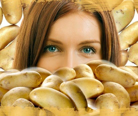 Картофельные маски для ухода за кожей лица 