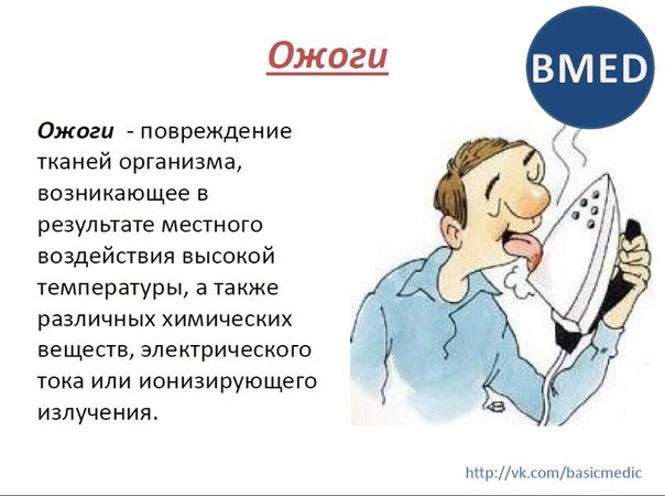 Ожоги. Классификация ожогов. Первая помощь. 