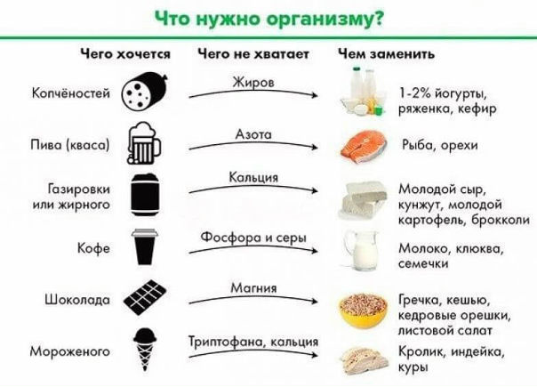 Чего не хватает твоему организму