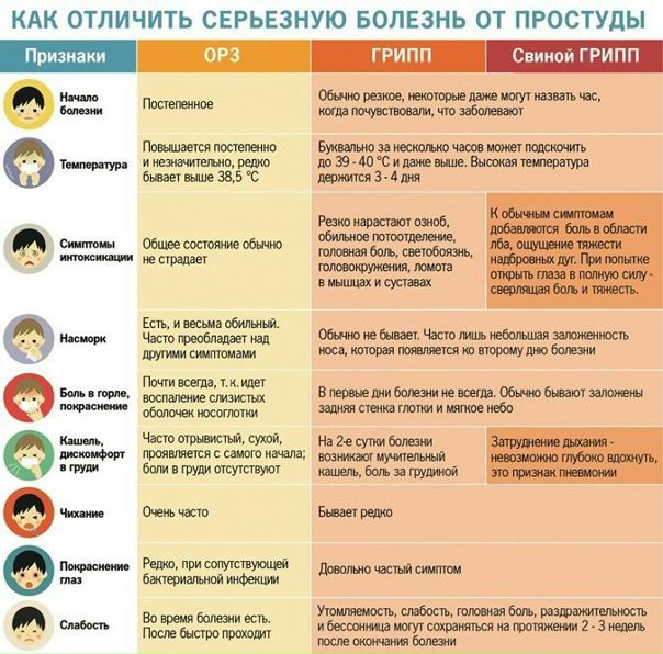Как отличить серьезную болезнь от простуды