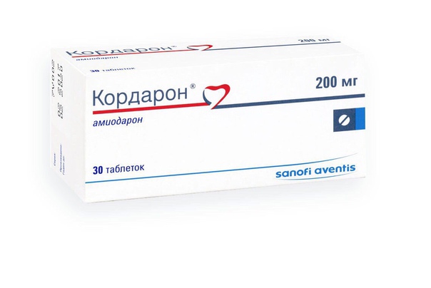 Кордарон® (Cordarone®) таблетки 200 мг, 30 шт.