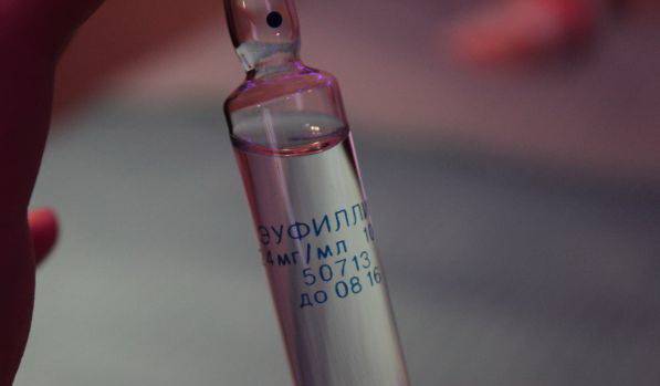  эуфиллин + кетамин —> значительное снижение судорожного порога.