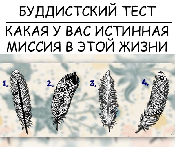 Этот тест помогал древним буддистам определить истинную цель в жизни, найти миссию и воплотить ее в реальность, дабы обрести гармонию  